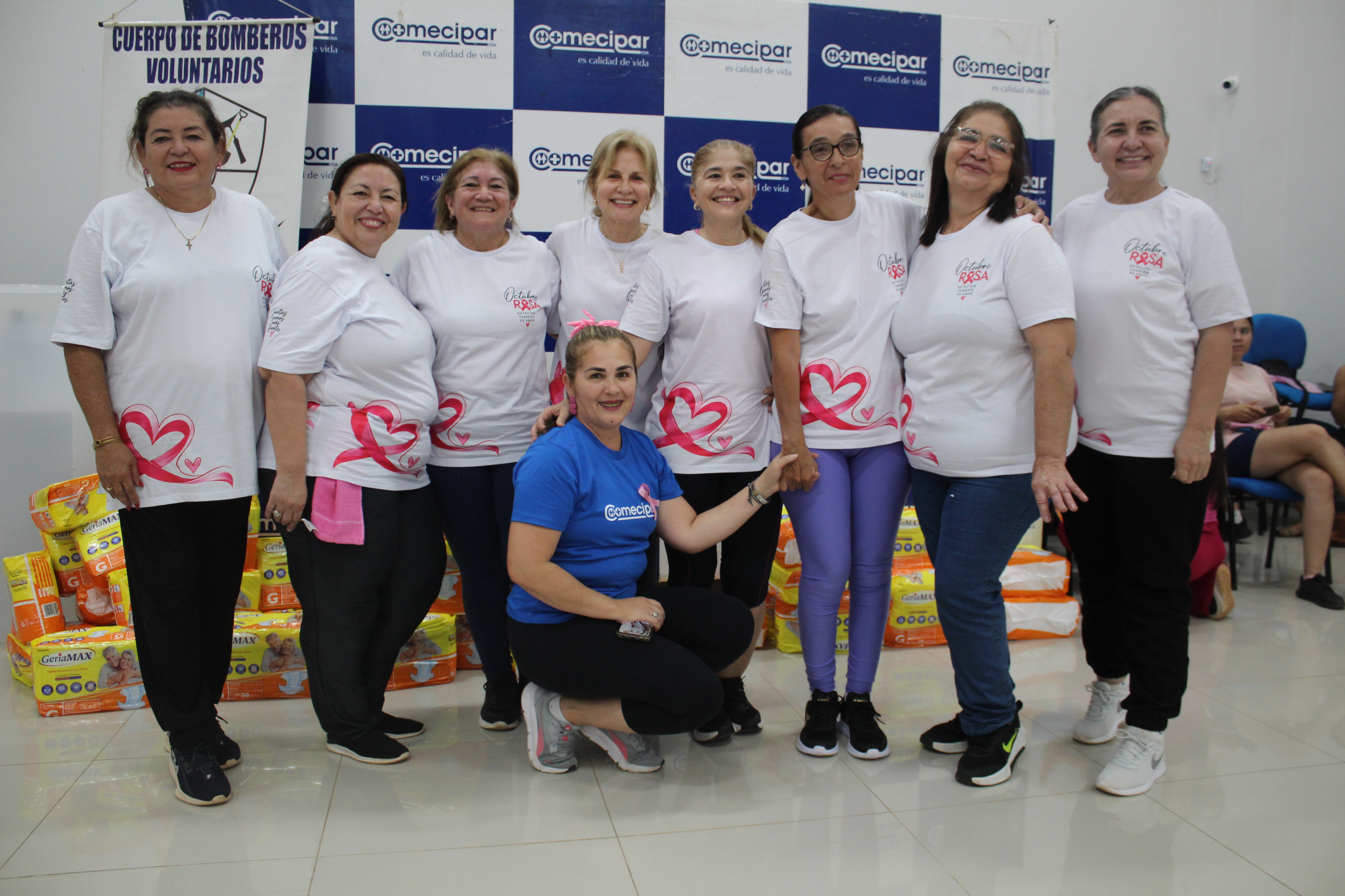 Zumba por Octubre Rosa en Coomecipar Concepción